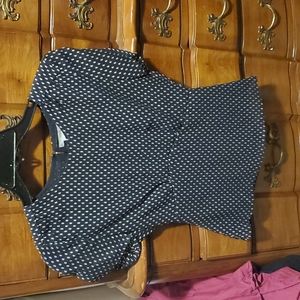 H&M size 2 blue top